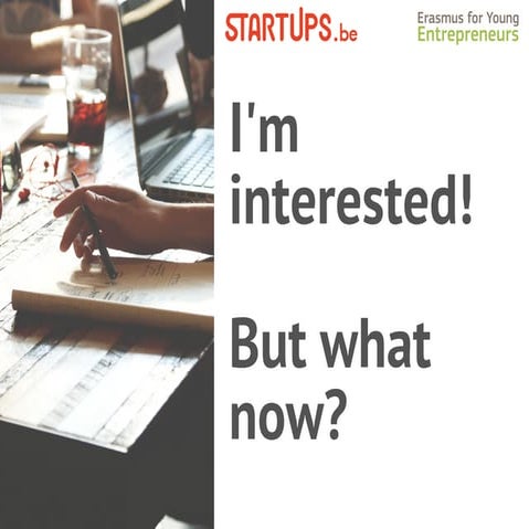 How to apply for Erasmus for Young Entrepreneurs