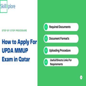 UPDA Exam Registration Procedure | UPDA Exam Required Documents ...