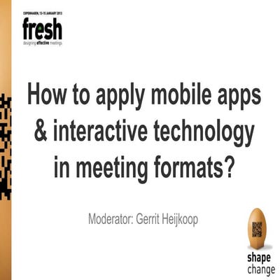 How to apply mobile apps and interactive technology in meetings and events? #...
