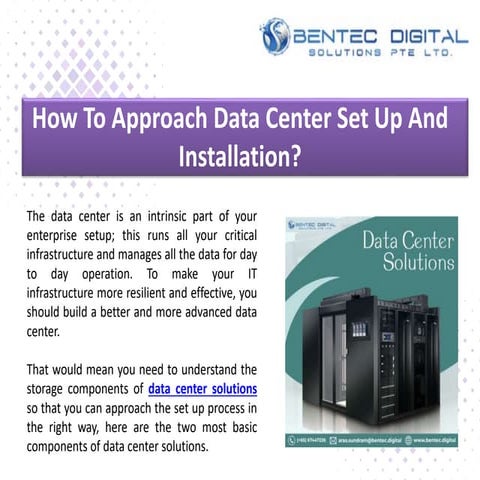 How To Approach Data Center Set Up And Installation?