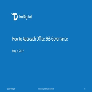 How to approach o365