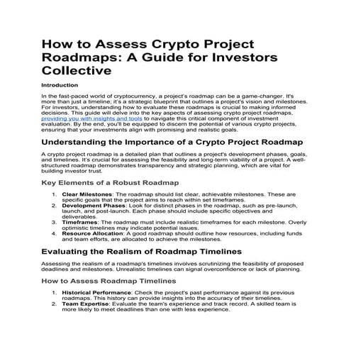 How to Assess Crypto Project Roadmaps_ A Guide for Investors Collective.docx