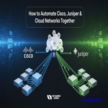 How to Automate Cisco, Juniper & Cloud Networks Together | PPTX