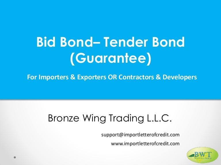 Bid Bond Guarantee How to Apply