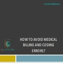How to avoid medical billing and coding errors