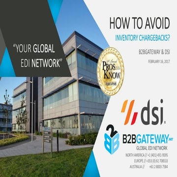 How to avoid  retailer chargebacks - B2BGateway & DSI