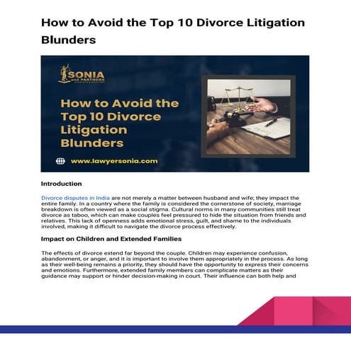 How to Avoid the Top 10 Divorce Litigation Blunders.docx
