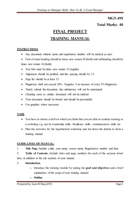 Team Management skills | PPTX