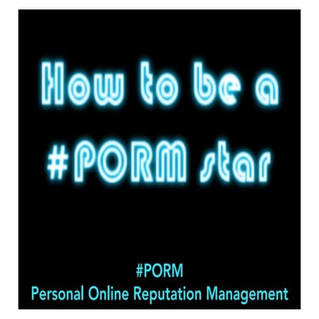 How To Be A #PORM Star by Alexia Leachman  