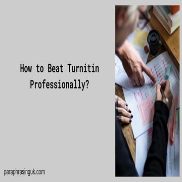 how-to-beat-turnitin-professionally-ppt