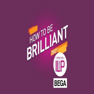 How To Be Brilliant At Being Different