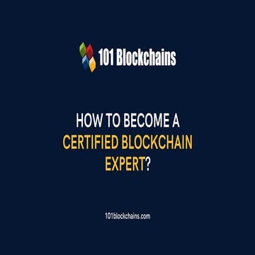 How To Become A Certified Blockchain Expert?