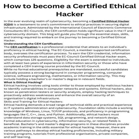 How to become a Certified Ethical Hacker.pdf image.