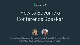 How to Become a Conference Speaker