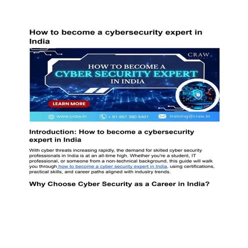 How to become a cyber security expert in India.pdf