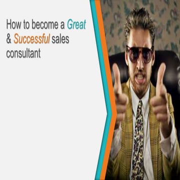 How to become a great salesperson