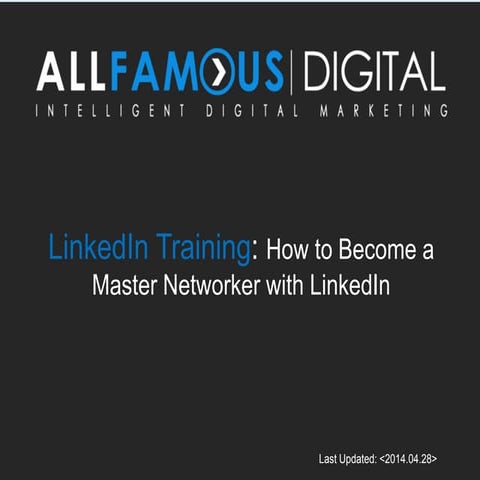 How to Become a Master Networker with LinkedIn 