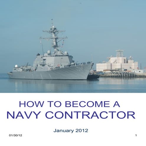 How to Become a Navy Contractor