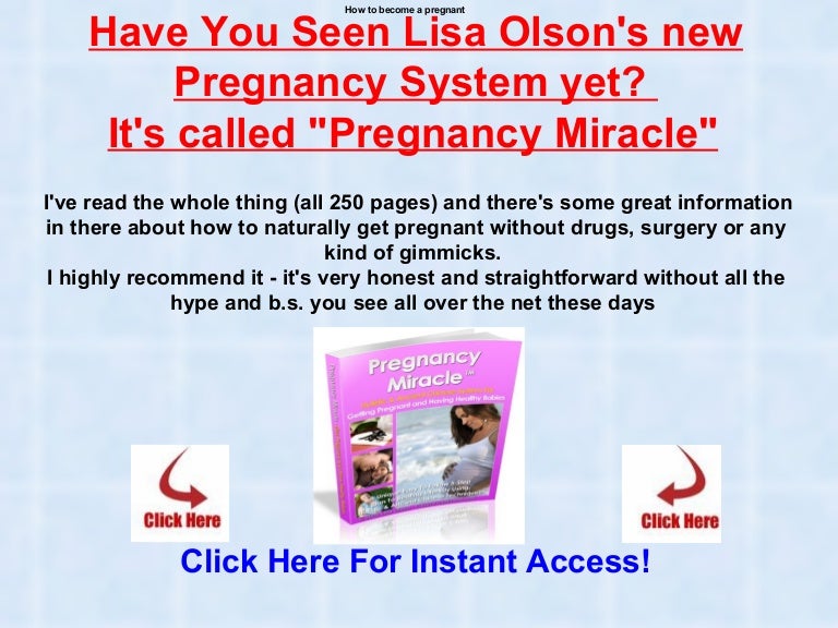 How to a pregnant