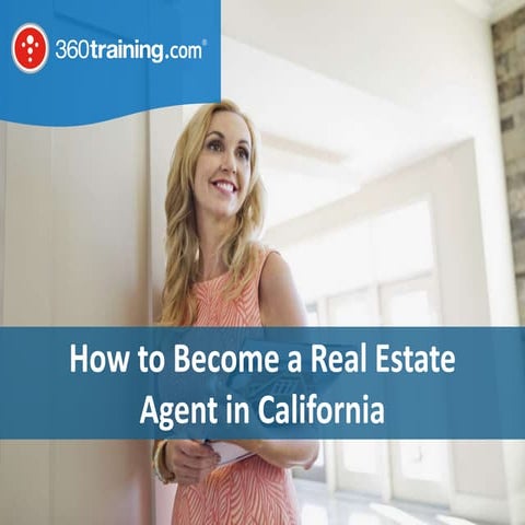How to become a re agent in cali