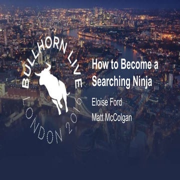 How To Become A Searching Ninja