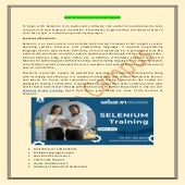 How To Become A Selenium Expert? | PDF | Browsers | Computer Software ...