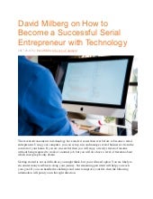 How to Become a Successful Serial Entrepreneur with Technology