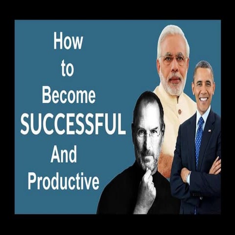 Six Powerful Tips to become successful and productive