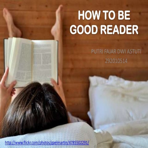 How to be good reader | PPT
