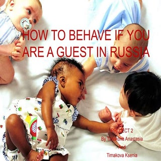 How to behave if you are a guest