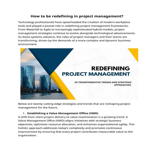 How to be redefining in project management.docx