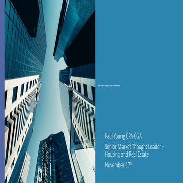 How best to Address the Housing Challenges facing Canada - November 2025