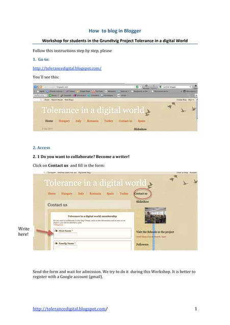 How  to blog