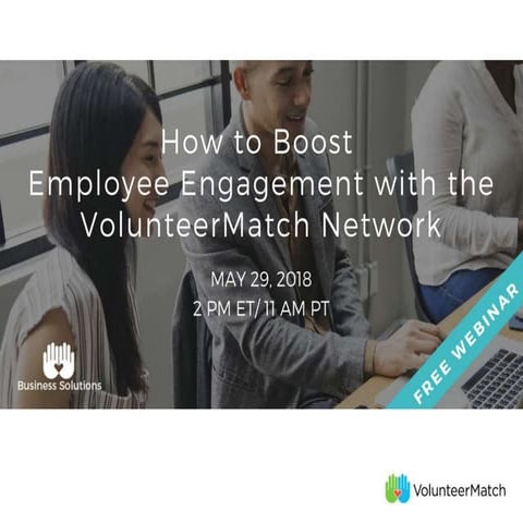 How to boost employee engagement with the volunteer match network