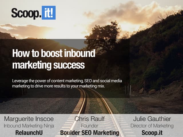 How to boost inbound marketing succ...