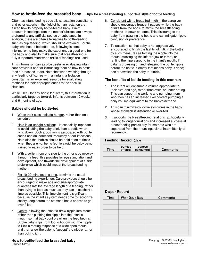 kellymom bottle feeding