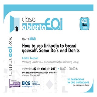 How to brand yourself through linkedin