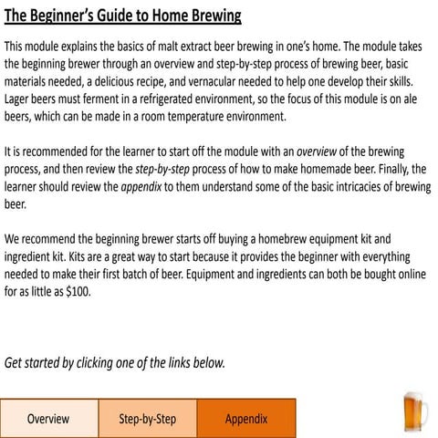 How to brew 1