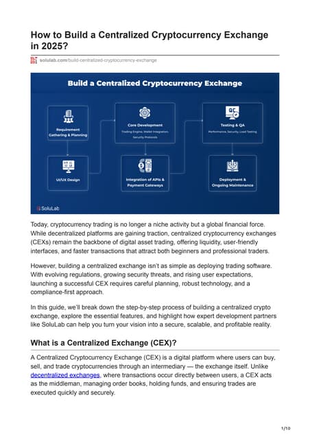 How to Build a Centralized Cryptocurrency Exchange in 2025.pdf