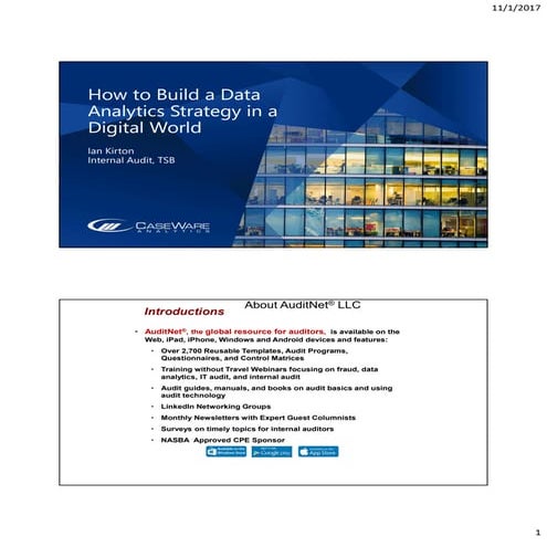 How to build a data analytics strategy in a digital world