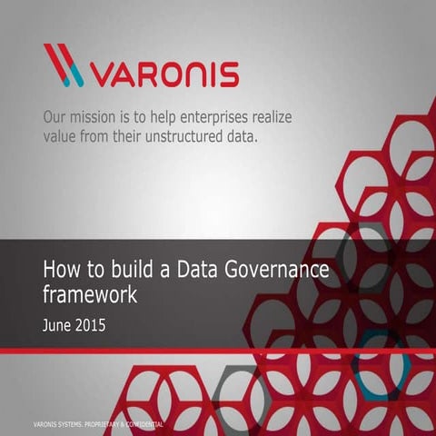 WeSecure Data Security Congres: How to build a data governance framework