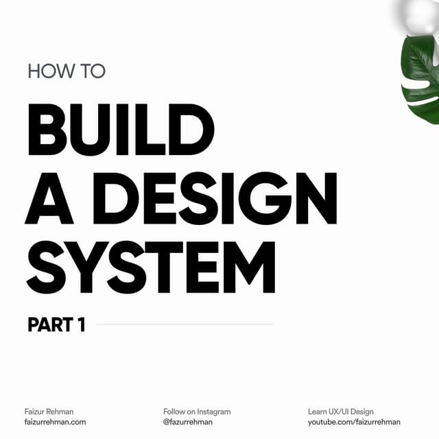 How to build a design system | PDF