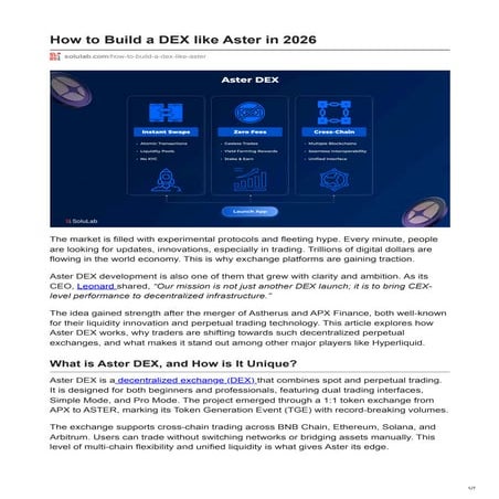 How to Build a DEX like Aster in 2026.pdf
