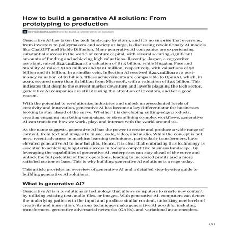 How to build a generative AI solution From prototyping to production.pdf