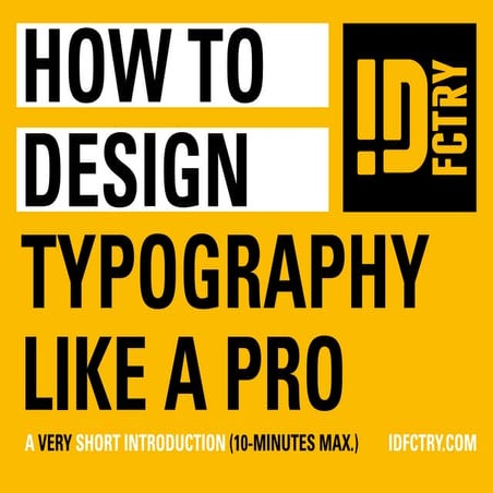 How to build a good typography