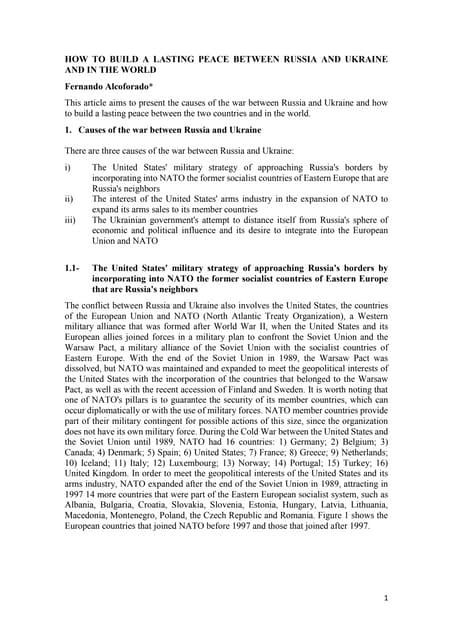 HOW TO BUILD A LASTING PEACE BETWEEN RUSSIA AND UKRAINE AND IN THE WORLD.pdf