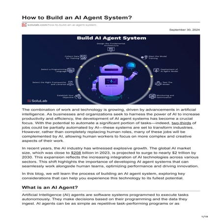 How to Build an AI Agent System - Overview.pdf