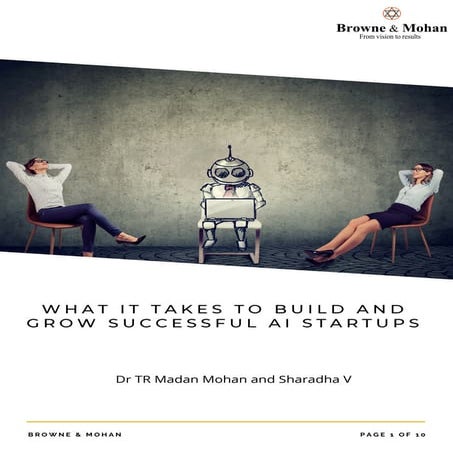 How to build and grow AI  startups