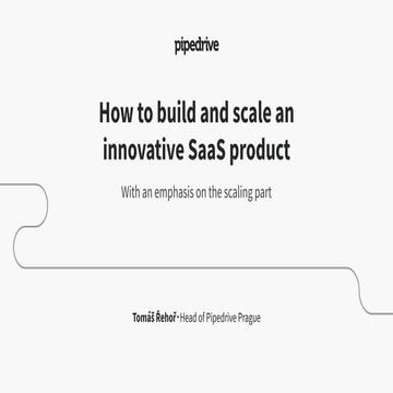How to scale an innovative SaaS product development