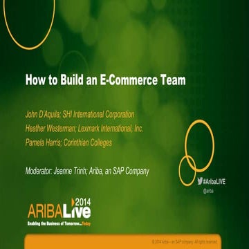 How to Build an E-Commerce Team